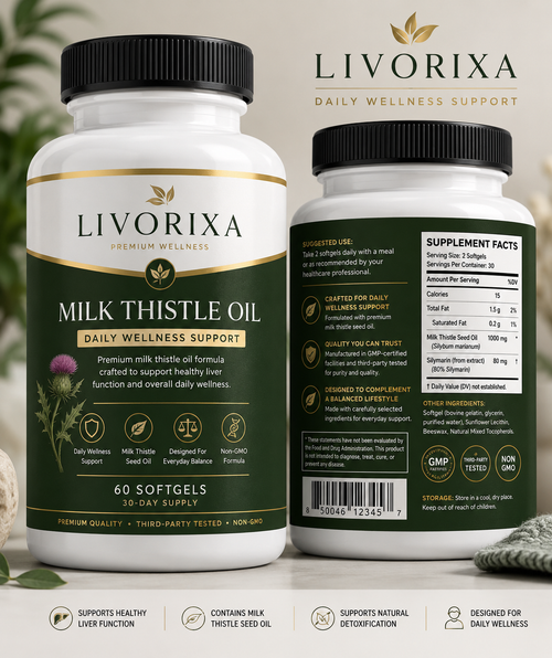 Livorixa® Supliment cu Armurariu pentru Susținerea Ficatului și Digestiei